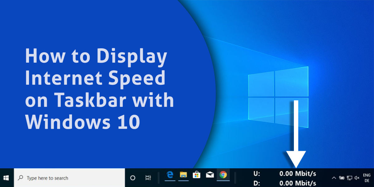 How to Show Internet Speed in Taskbar in Windows 10  