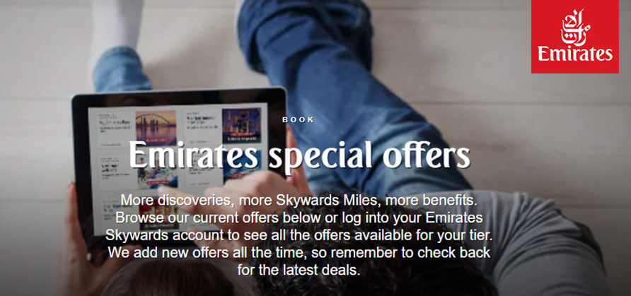 EMIRATES SPECIAL OFFERS